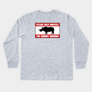 Protect Unicorns Kids Long Sleeve T-Shirt